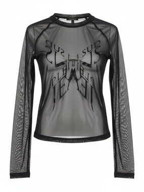 NWT Plein Sud Jeans mesh top with logo size XS/S